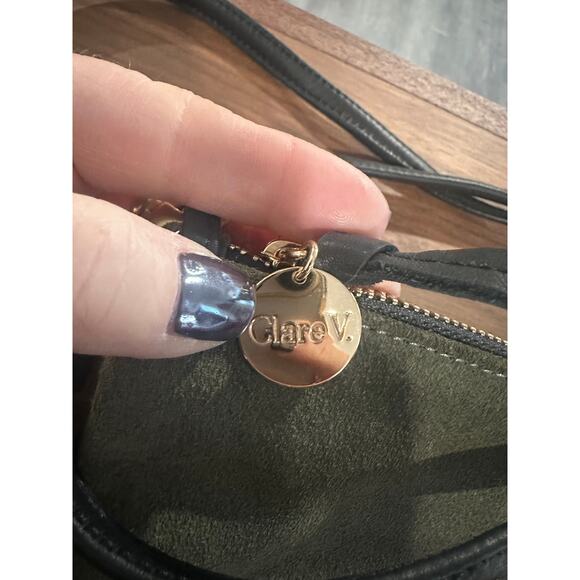 Clare V Bretelle Single Sac Suede Bag - Picture 5 of 10